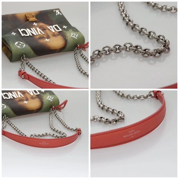 LOUIS VUITTON Masters Collection Pochette Chain Bag Pink M64626 LV Auth 107057SA - Picture 16 of 16